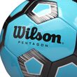 Minge fotbal Wilson Pentagon, marime 5, albastru/negru