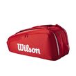 Geanta tenis Wilson Super Tour Red 9PK