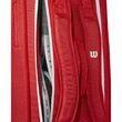 Geanta tenis Wilson Super Tour Red 9PK