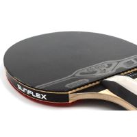 Paleta tenis de masa SUNFLEX SUPREME Soft CARBON , maner concav, burete 2.2 mm