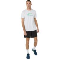Tricou Asics Court Graphic  White/New Leaf, L
