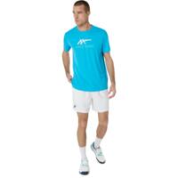 Tricou Asics Court Graphic Digital Aqua/Whitef, L
