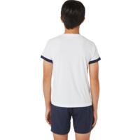 Tricou Asics Boys Tenis, alb/blue L