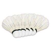 Set 6 fluturasi badminton tip pana Sunflex PRO, albi