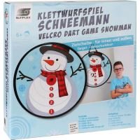 Joc darts Sunflex VELCRO SNOWMAN pe suport sintetic pentru bile velcro, diametru 66cm