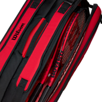Geanta tenis Wilson Clash Super Tour 9, black/red