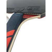 Paleta BUTTERFLY tenis de masa Dimitrij Ovtcharov BLACK, maner concav