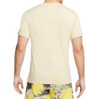 Tricou bumbac Nike Court RG Heritage galben