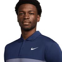 Tricou golf Nike Dri-Fit Victory Polo, bleumarin/mov
