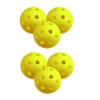 Set 6 mingi golf de antrenament LONGRIDGE din plastic, galbene