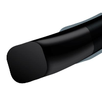 Racordaj Ytex Square-X negru, 16L-1.25mm, set 12m