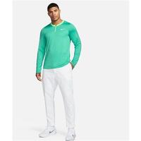 Tricou Nike Court Dri-Fit Advantage maneca lunga verde/lime 