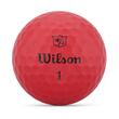 Mingi golf Wilson Duo Soft rosii 3 bucati