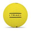 Mingi golf Wilson Staff TRIAD galbene, set 3 buc