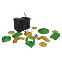 Set myminigolf Basic, 13 obstacole, crosa, 2 mingi