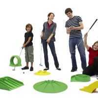 Set myminigolf Basic, 13 obstacole, crosa, 2 mingi
