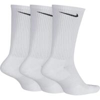 Sosete Nike Everyday Plus Crew, alb, set 3 pereche