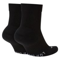 Sosete Nike Multiplier Ankle, negru, set 2 pereche