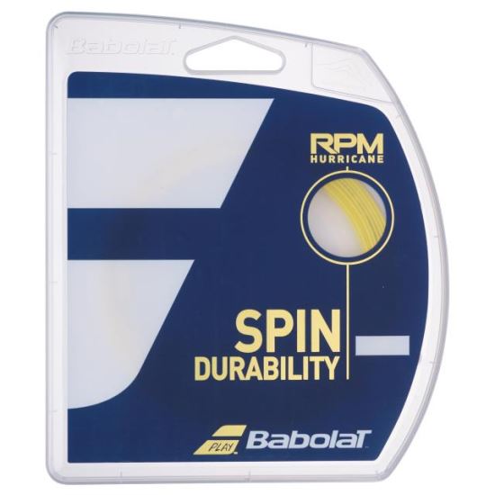 Racordaj Babolat RPM Hurricane, Galben 1.25 mm, 12 m