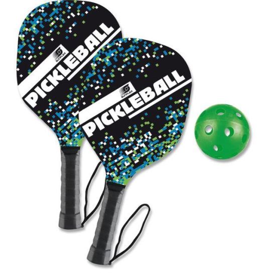 Set recreational Sunflex PickleBall, 2 palete, 1 minge in sac