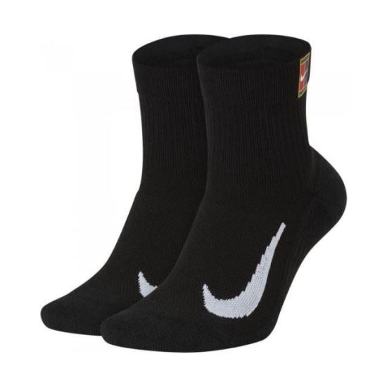 Sosete Nike Multiplier Ankle, negru, set 2 pereche
