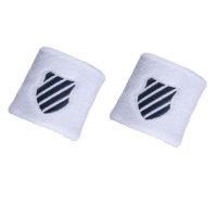 Set 2 mansete sport K-SWISS, unisex, alb