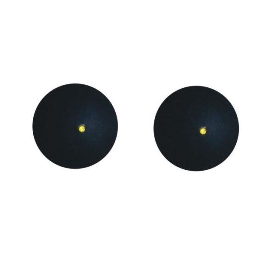 Set 2 mingi squash KARAKAL punct galben, jucatori avansati