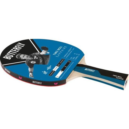 Paleta BUTTERFLY tenis de masa Timo Boll SAPPHIRE maner concav