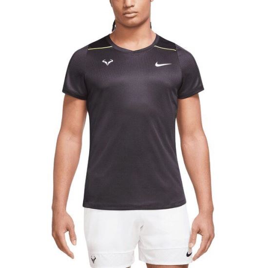 Tricou Nike Court Rafa Nadal Challenger, negru