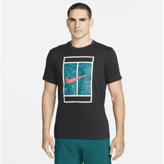 Tricou Nike Court Dri-Fit, negru