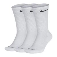 Sosete Nike Everyday Plus Crew, alb, set 3 pereche