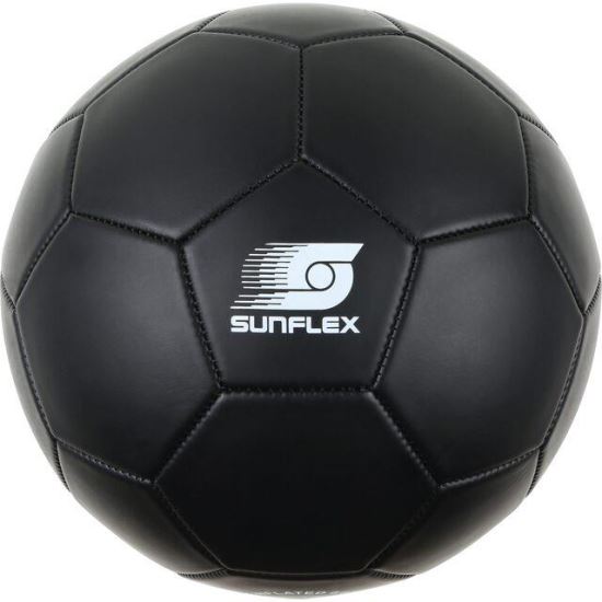 Minge fotbal Sunflex Black cu plasa