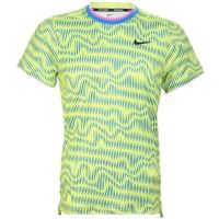 Tricou Nike Court Advantage galben/albastru 