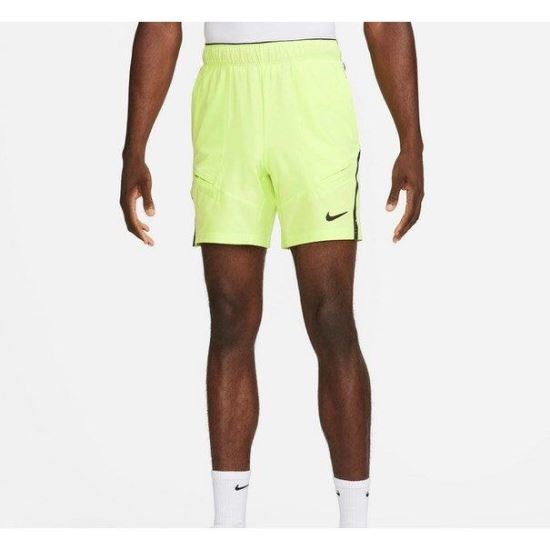 Short Nike Court Dri-Fit Advantage 7 IN, galben lemon