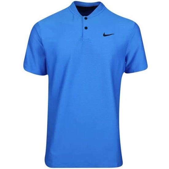 Tricou golf Nike Dri-Fit Tour Polo Texture, blue