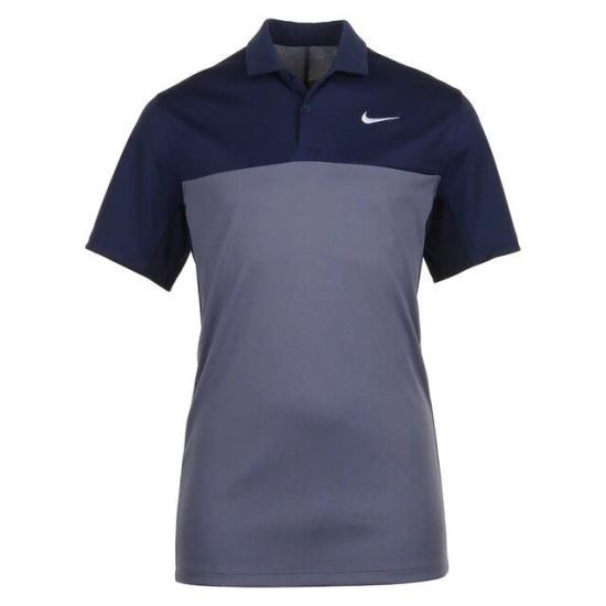 Tricou golf Nike Dri-Fit Victory Polo, bleumarin/mov