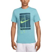 Tricou Nike Court Men's Tennis turquoise