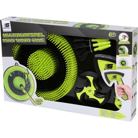 Set arme de jucarie Sunflex Multithrow, 3 tipuri multiaruncare