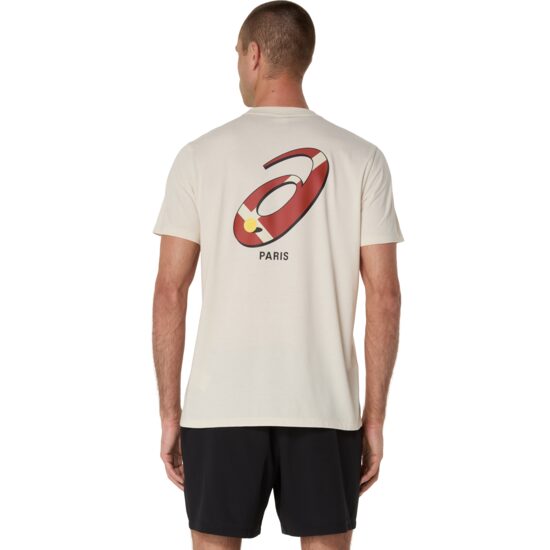 Tricou Asics Court Graphic Top bej, L