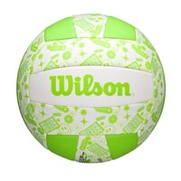 Minge voley outdoor Wilson Stamp VB verde-alb