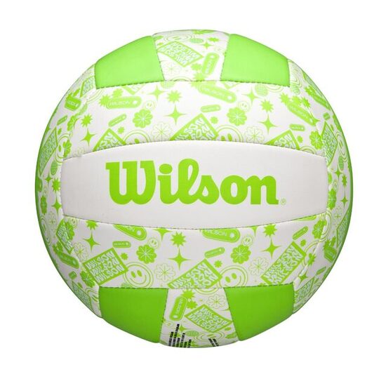 Minge voley outdoor Wilson Stamp VB verde-alb