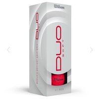 Mingi golf Wilson DUO Soft rosii, set 3 buc