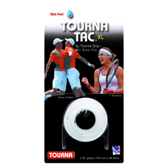 Overgrip aderent Tourna TAC alb 3 bucati