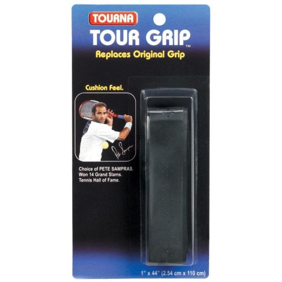 Grip Tourna Sampras perforat 1.8mm, negru