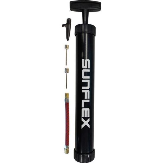 Pompa manuala 30 cm pentru mingi, Sunflex AIR, furtun flexibil