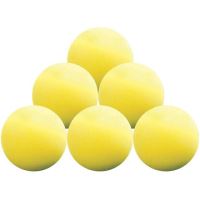 Set 6 mingi golf de antrenament LONGRIDGE din spuma, galbene