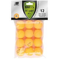 Set mingi tenis de masa SUNFLEX Hobby, portocaliu, 12 bucati