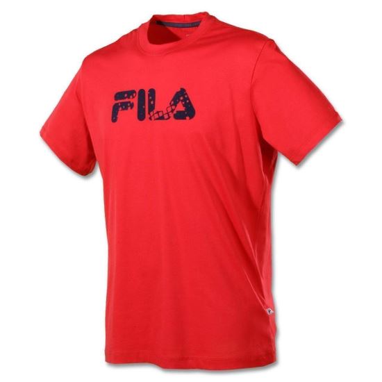 Tricou FILA Logo Barbati, rosu, M