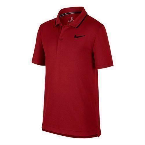 Tricou Nike Dry Polo Team Junior, bordo 